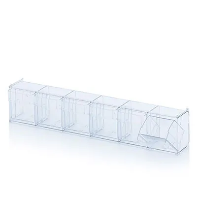 Bac 6 tiroirs basculants 60 x 9,1 x 11,3 cm - Blocs tiroirs-1