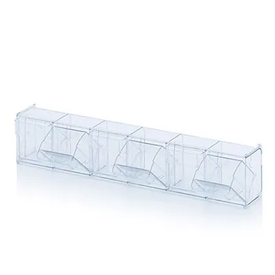 Bac 6 tiroirs basculants 60 x 9,1 x 11,3 cm - Blocs tiroirs-2