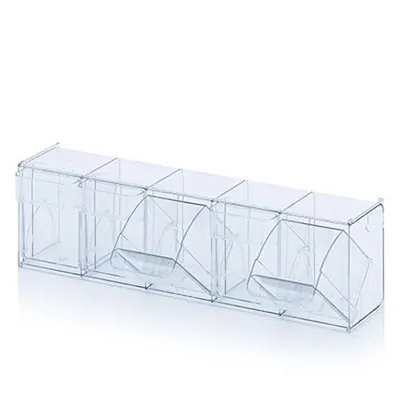 Bac 5 tiroirs basculants 60 x 13,3 x 16,4 cm - Blocs tiroirs-2