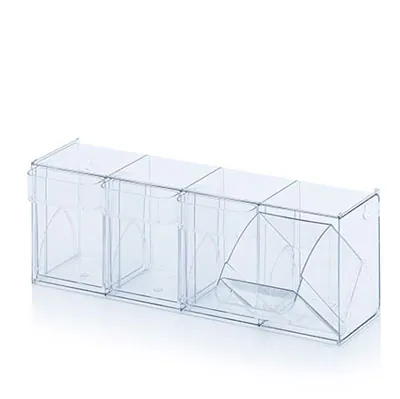 Bac 4 tiroirs basculants 60 x 16,8 x 20,7 cm - Blocs tiroirs-1