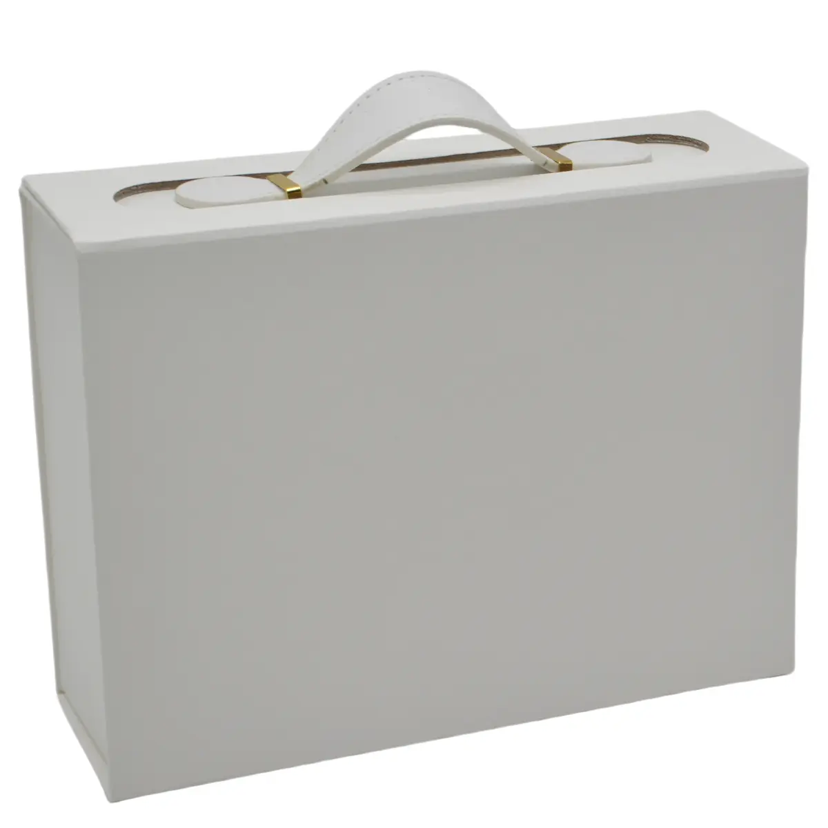 Boites cadeaux carton blanches grand format avec poignée 33x25x12cm – Paquet de 5 - Boites carton avec poignée-1