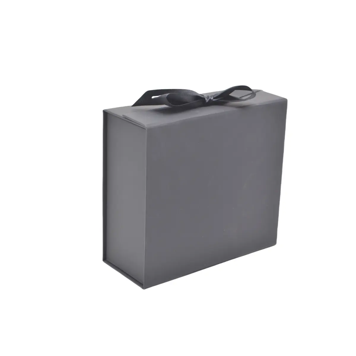 Boites cadeaux carton pliables noires avec ruban 28,2x20,2x9,2cm – Paquet de 5 - Boites cadeaux carton pliables-1