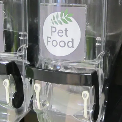 Distributeur vrac à gravité 13L 15 x 39 x 53 cm avec porte-étiquette - Distributeurs de vrac-5