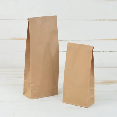 Sac SOS kraft brun 10 x 5,5 x 28,5 cm 80 g/m² – Sac kraft sans poignée - Lot de 100 - Sacs SOS-1
