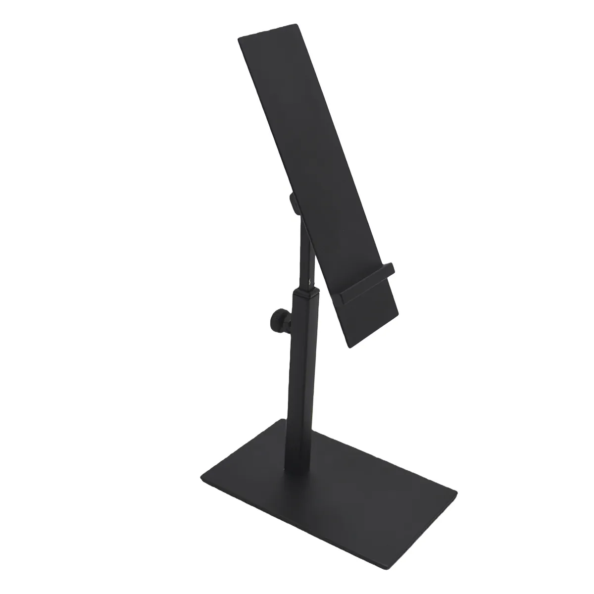 Présentoir chaussure réglable en métal noir H 15 / 22 cm – Support chaussure inclinable pour vitrine et comptoir - Présentoirs chaussures