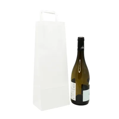 Sacs kraft 1 bouteille  - Sacs pour bouteilles de vin-2