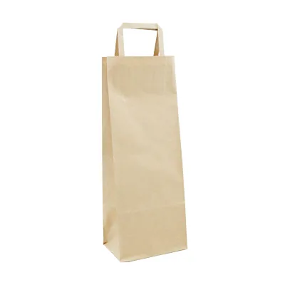 Sacs kraft 1 bouteille  - Sacs pour bouteilles de vin-2