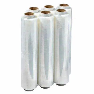 Film étirable manuel tri-couches transparent 15 microns 45 cm x 270 m - Films étirables manuels