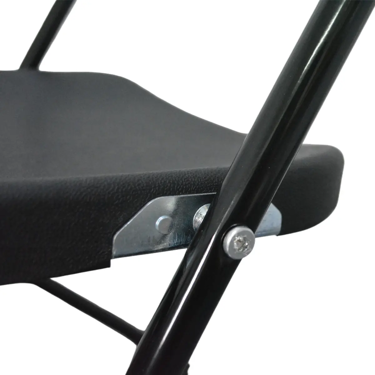 Chaise pliante noire polypropylène / métal 45 x 43 x 81 cm - Chaises d'intérieur-1