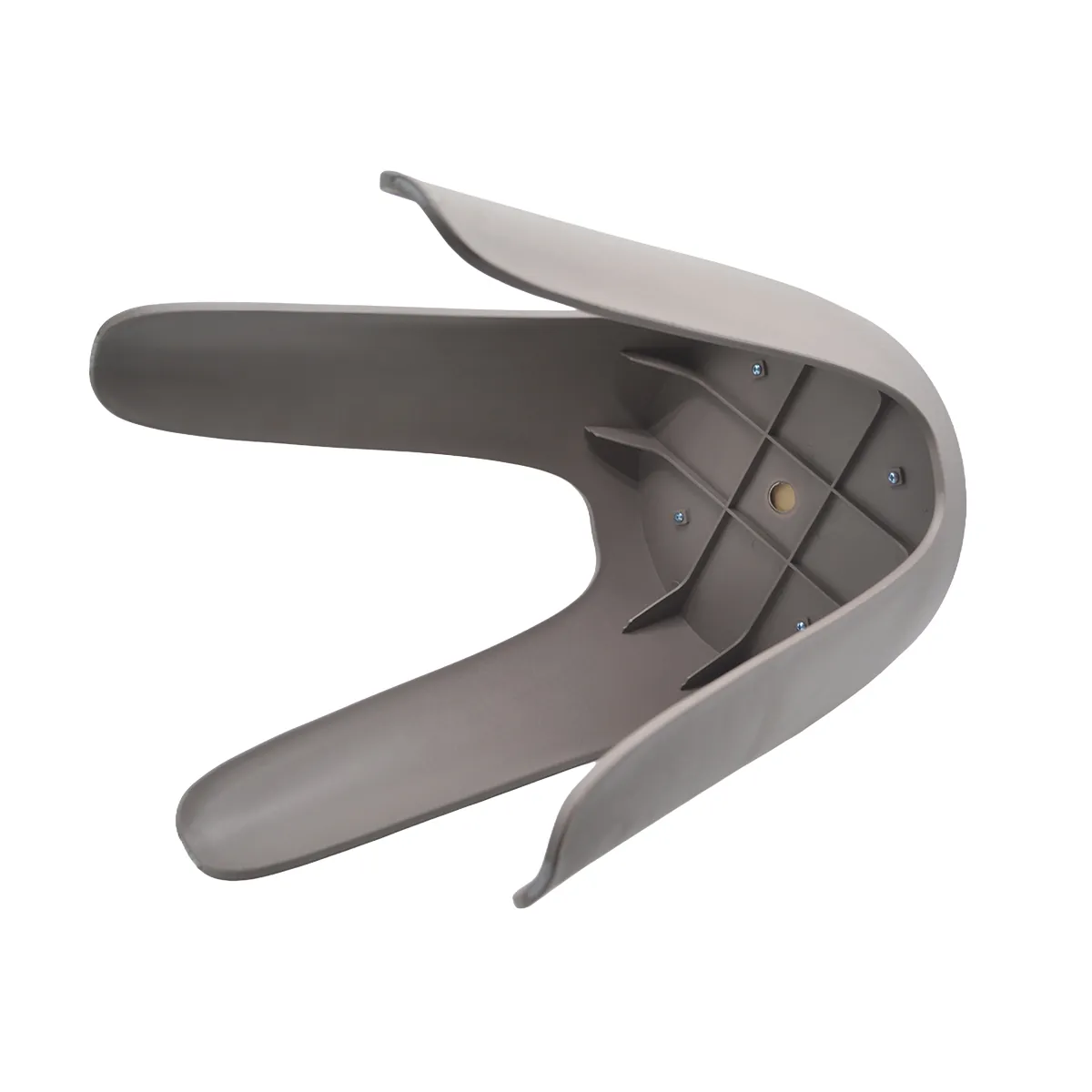 Tabouret design empilable marron 47cm avec assise rembourrée - Usage Pro (Commerce & CHR) - Tabourets-2