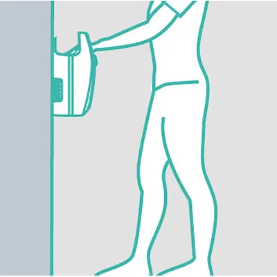 Sèche-mains à air pulsé Exp'air - Sèche-mains-1