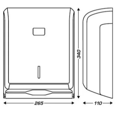 Distributeur essuie-mains  - Dévidoirs hygiène-1