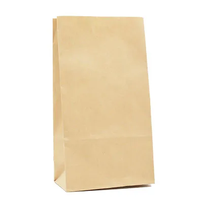 Sac SOS kraft brun 13 x 7 x 24 cm 75 g/m² – Sac kraft sans poignée - Lot de 250 - Sacs SOS