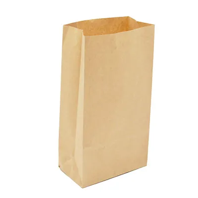 Sac SOS kraft brun 13 x 7 x 24 cm 75 g/m² – Sac kraft sans poignée - Lot de 250 - Sacs SOS-1