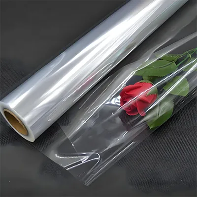 Film fleuriste - Film polypropylène transparent neutre 40µ 80 cm x 120 m - Films polypropylène neutres-2