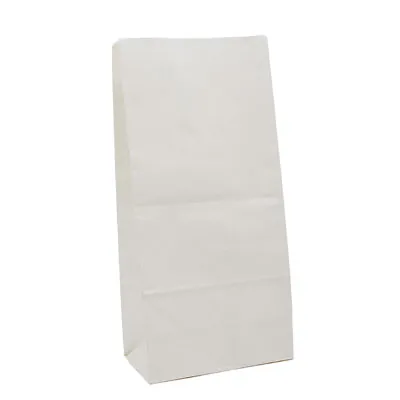 Sac SOS kraft blanc 15 x 8,5 x 32 cm 75 g/m² – Sac kraft sans poignée - Lot de 250 - Sacs SOS-1