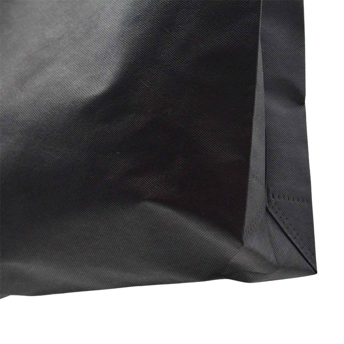 Sac cabas polypropylène non tissé noir 40+10x30 cm - Sacs non tissés-4