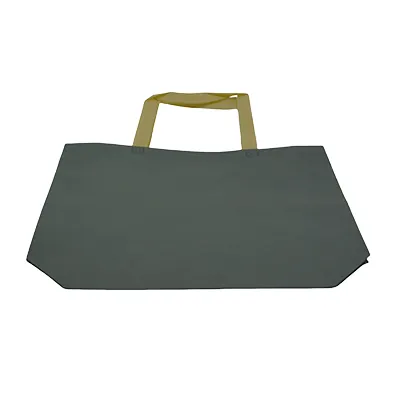 Sac cabas polypropylène non tissé bleu ardoise 40+10x30 cm - Sacs non tissés-1