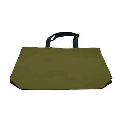 Sac cabas polypropylène non tissé kaki 40+10x30 cm - Sacs non tissés-1