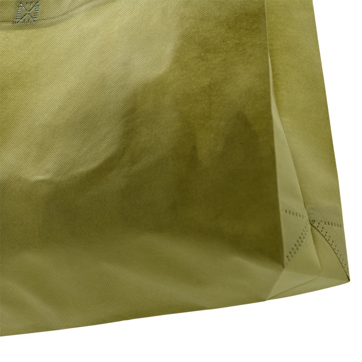 Sac cabas polypropylène non tissé kaki 40+10x30 cm - Sacs non tissés-4