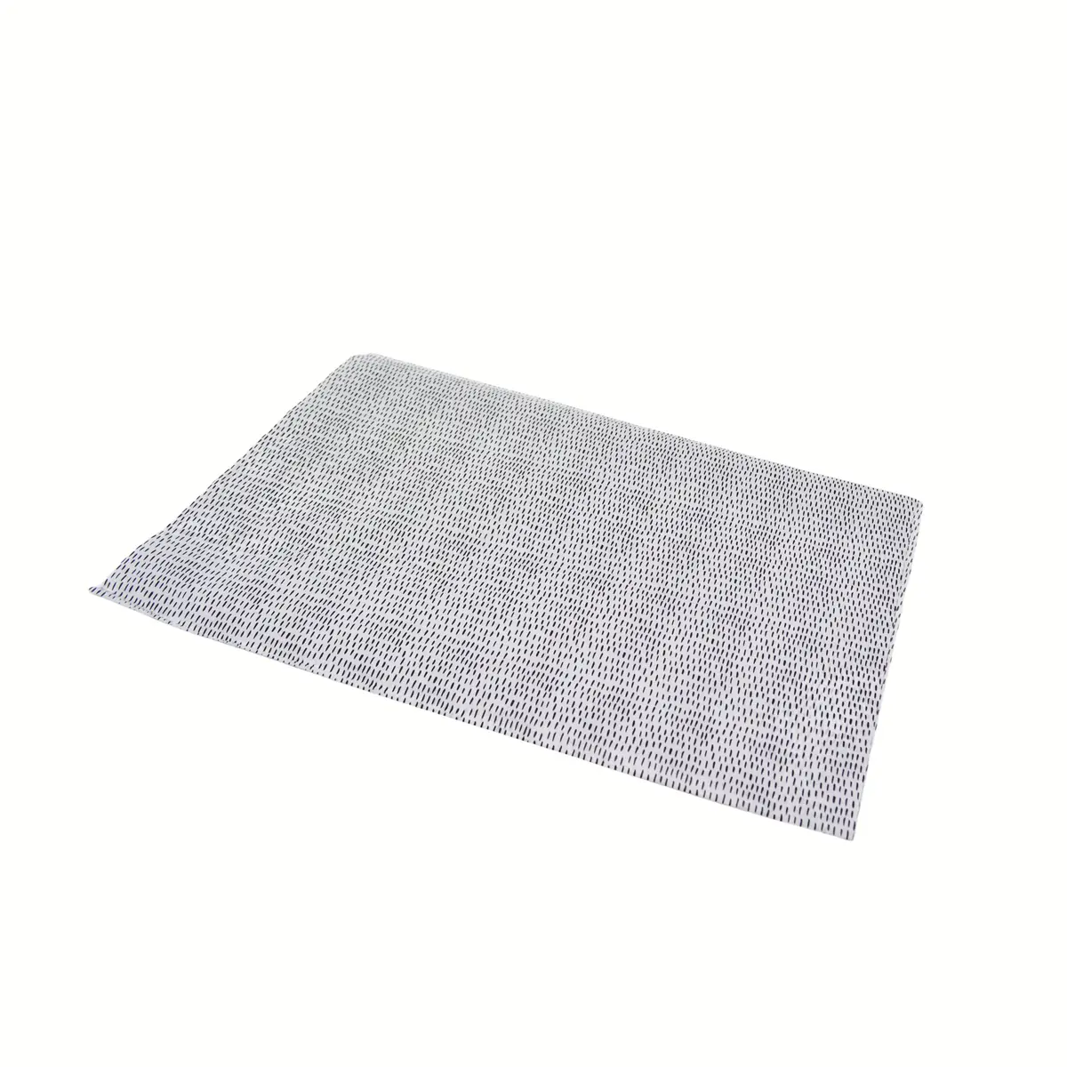 Papier de soie blanc motif traits noirs 50x70 cm – Paquet de 120 feuilles - Papiers de soie-1