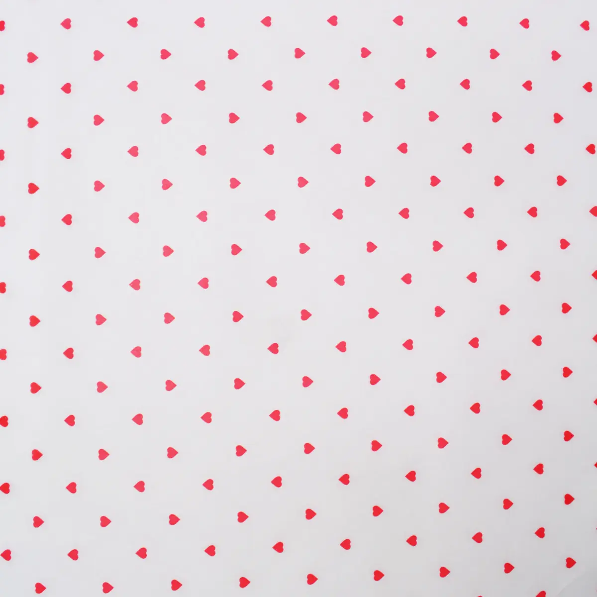 Papier de soie blanc motif coeurs 50x70cm 17g/m² – Paquet de 120 feuilles - Papiers de soie