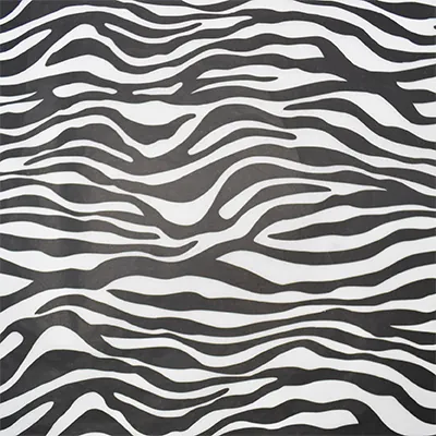 Papier de soie imprimé zèbre 50x70cm 17g/m² – Paquet de 120 feuilles - Papiers de soie