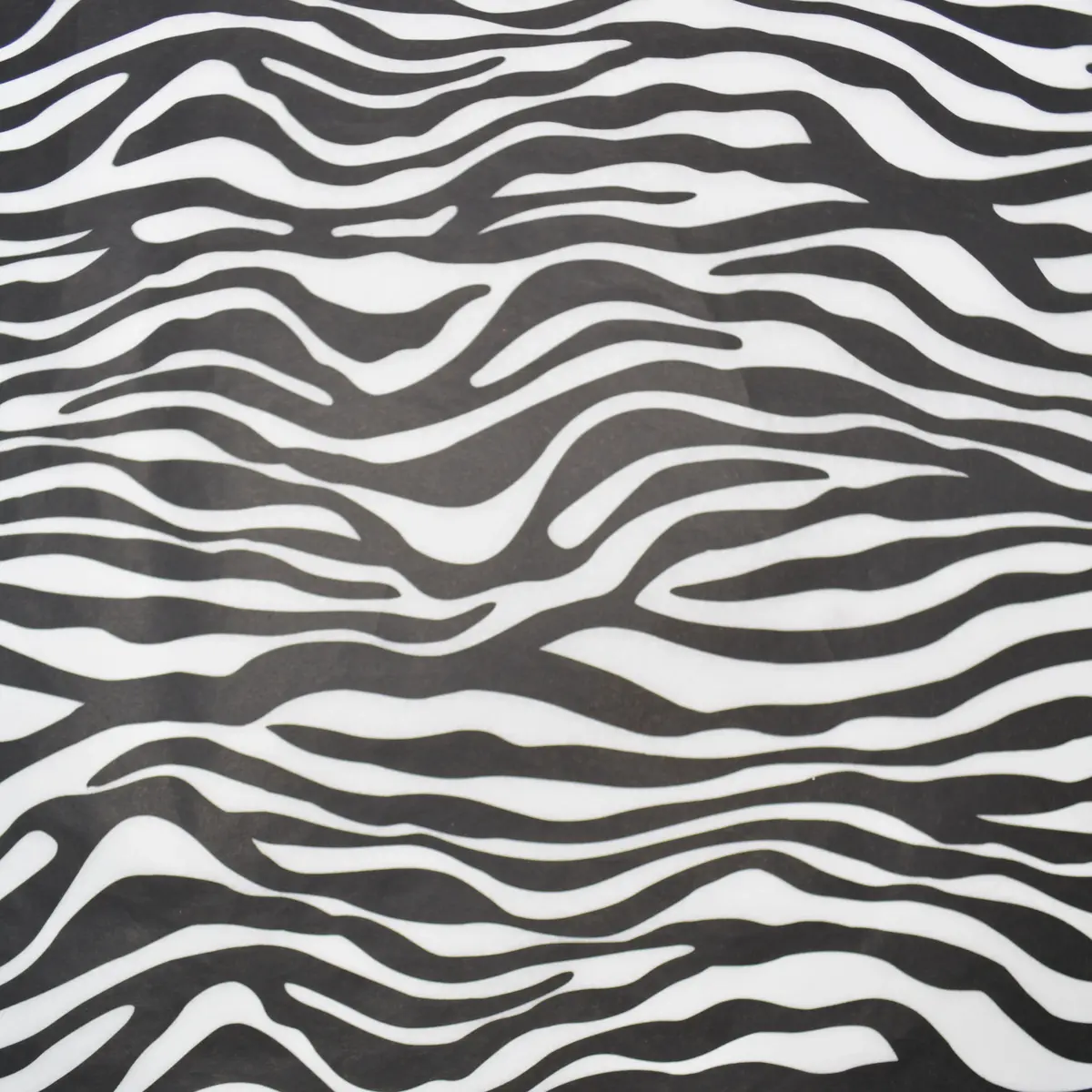 Papier de soie imprimé zèbre 50x70cm 17g/m² – Paquet de 120 feuilles - Papiers de soie