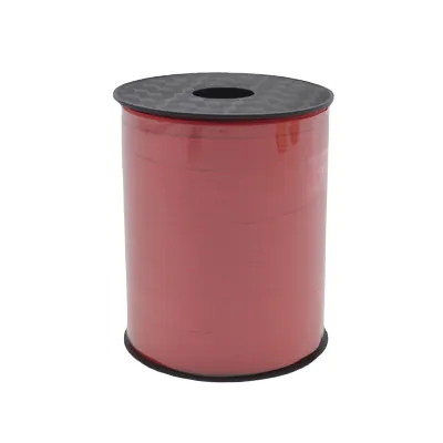 Bolduc mat rouge 10 mm x 250 m polypropylène - Bolducs unis