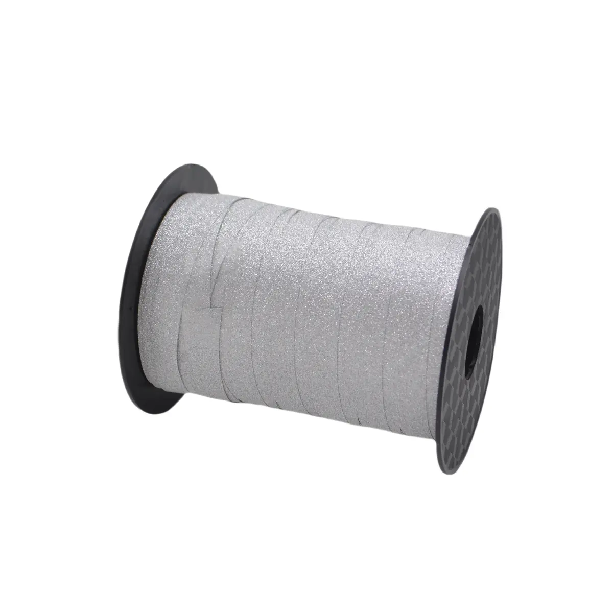 Bolduc argent pailleté 10 mm x 100 m polypropylène - Bolducs unis-1