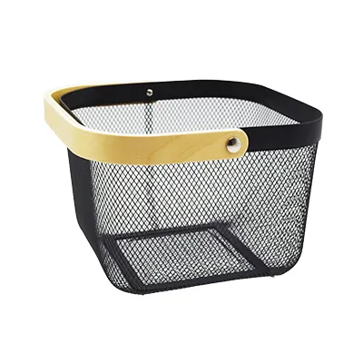 Panier libre-service métal mesh carré 8 litres - Paniers libre-service et chariots-3