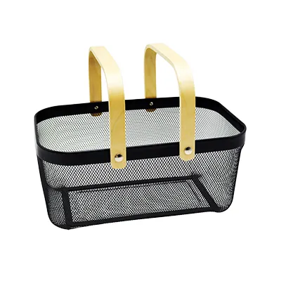 Panier libre-service métal mesh rectangle - 13 litres - Paniers magasin-4