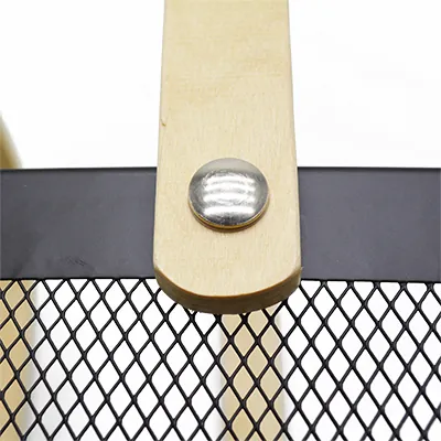 Panier libre-service métal mesh rectangle - 13 litres - Paniers libre-service et chariots-5