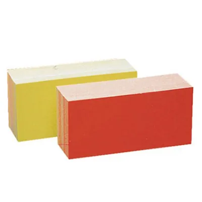 Feuilles fluo 2 faces - taille 1 - Feuilles fluo