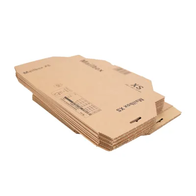 Carton d'expédition postal Brun 24,5 x 14,5 x 3,3 cm - Boîte carton - Lot de 15 - Cartons d'expédition, Boîtes carton-1