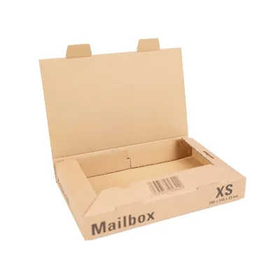 Carton d'expédition postal Brun 24,5 x 14,5 x 3,3 cm - Boîte carton - Lot de 15 - Cartons d'expédition, Boîtes carton-2