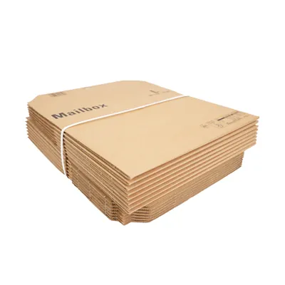 Carton d'expédition postal Brun 39,5 x 25 x 14 cm - Boîte carton - Lot de 15 - Cartons d'expédition, Boîtes carton-1