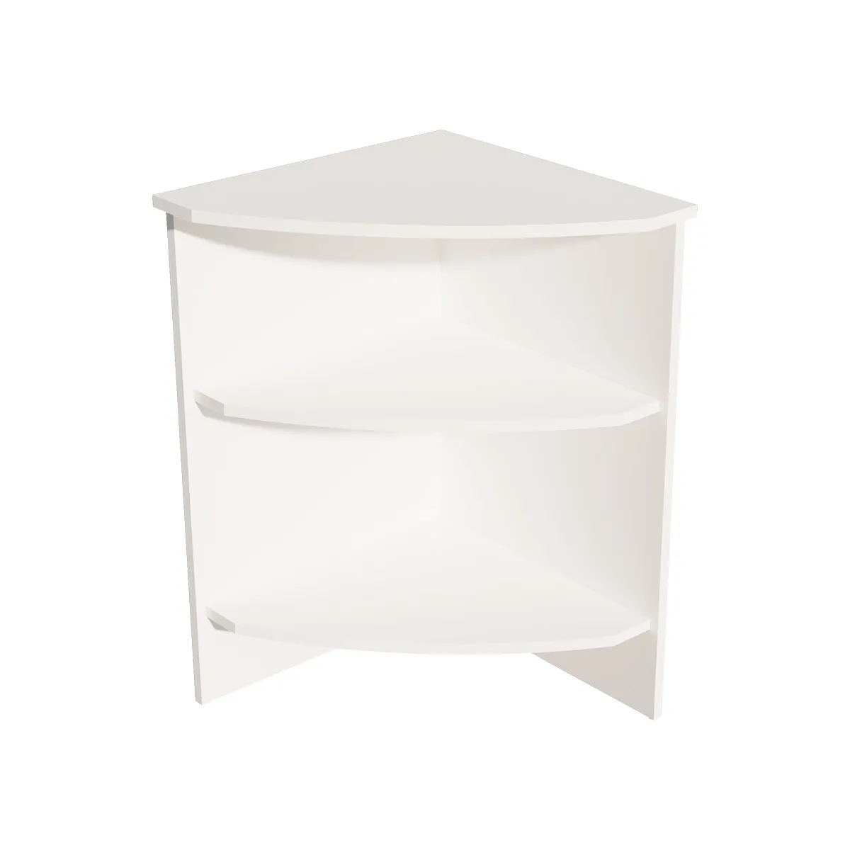 Comptoir d'angle blanc craie 52 x 52 x 88 cm - Comptoirs One