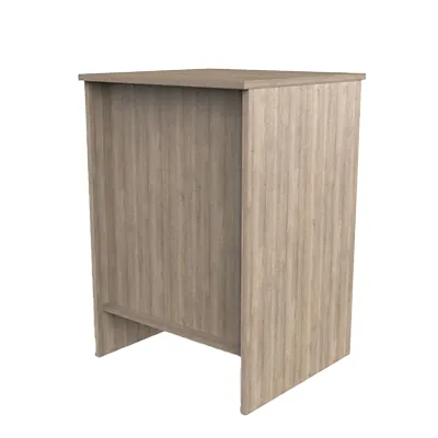 Comptoir d'accueil chêne authentique gris 60 x 52 x 88 cm - Comptoirs One