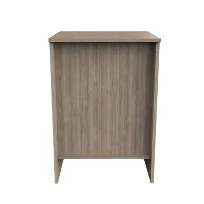 Comptoir d'accueil chêne authentique gris 60 x 52 x 88 cm - Comptoirs One-3