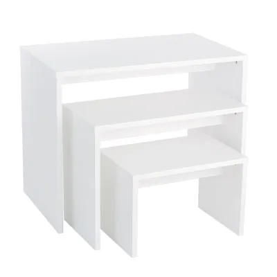 Table de présentation 60 x 40 x 40 cm – Table gigogne blanche - Tables de présentation, Sellettes-1