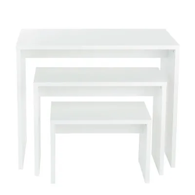 Table de présentation 80 x 40 x 60 cm – Table gigogne blanche - Tables de présentation, Sellettes-2