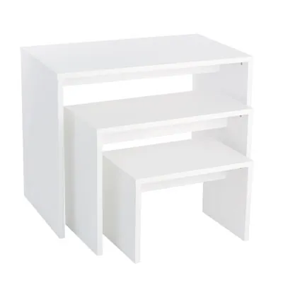 Table de présentation 100 x 60 x 80 cm – Table gigogne blanche - Tables de présentation, Sellettes-1