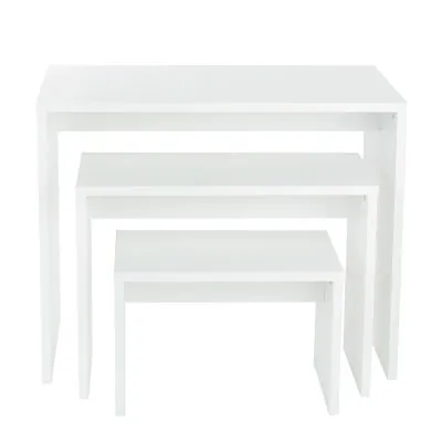 Table de présentation 100 x 60 x 80 cm – Table gigogne blanche - Tables de présentation, Sellettes-2
