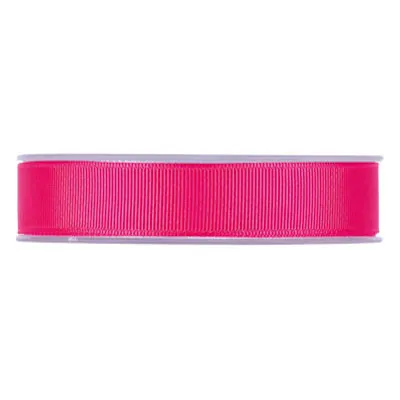 Ruban gros grain rose fuchsia 25 mm x 20 m coton - Ruban emballage cadeau - Rubans tissu, Cordons