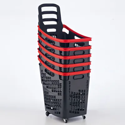 Panier à roulettes - Paniers magasin-1