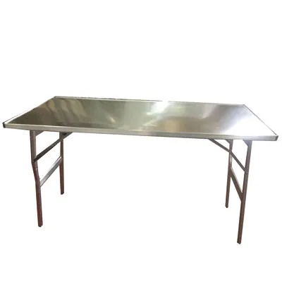 Table pliante marché aluminium 150 x 80 x 80 cm - Table de marché - Etalages de marché
