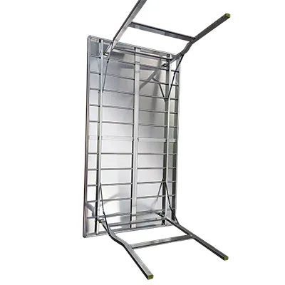 Table pliante marché aluminium 150 x 80 x 80 cm - Table de marché - Etalages de marché-2
