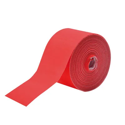 Cache palette intissé uni rouge 15 cm x 50 m - Affiches Soldes-1