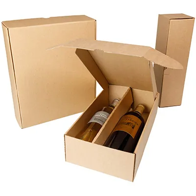 Boîtages 3 bouteilles carton - Coffrets pour bouteilles de vin, Boîtes pour bouteilles de vin-1